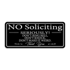 Maoerzai Soliciting Sign For 9 X 4 Inch, Black-no New. Price: $13.22.