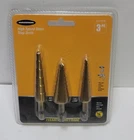 Warrior 91616 High Speed Steel Step Drills Set Of 3, Quick Change Hex 1/4" New. Price: $9.97.