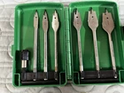 Greenlee Tools 3/8 -1 Self Feed Spade Drill Bit Set W/ Quick Change, 34AR-6 New. Price: $28.00.
