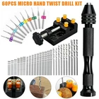 60PACK Twist Drill Bits Mini Micro Hand Rotary Precision Pin Vise Tools Kit New. Price: $18.99.