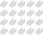 Uxcell 20 Pcs Chair Foot Shaped Floor Glides, 28MM Plastic 14MM, White New. Price: $10.52.