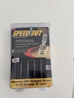 Ontel Speed Out Titanium Damaged Screw Extractor 4-PIECE Set Works Wth Any Drill New. Price: $13.00.