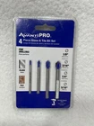 Avanti Pro PMAGT1050-S4 Glass & Tile Piece Drill Bit Set Nip New. Price: $10.95.