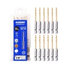 Jefe Hex 1/8" Shank Drill Bits - 12 Pcs Hss Titanium ... Fast Usa Ship New. Price: $30.02.