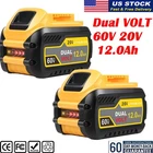 Pack For Dewalt 20V Volt Max 12.0AH Lithium Battery DCB206 DCB205 DCB609 Us New. Price: $83.98.