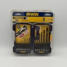 Irwin Piece Turbomax Bit Set Drills Steel Wood Plastic 318015 New. Price: $28.86.