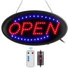 Fitnate Led Open Sign With Remote, Ultra 19X10" Oval, New. Price: $47.62.