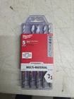 Milwaukee Shockwave Carbide Multi-material 5-PIECE Drill Bit Set 48-20-8898 New. Price: $18.49.