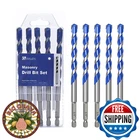 5-PACK 3/8" Carbide Masonry Drill Bit Set Hex Shank Concrete Tile Brick New. Price: $29.73.