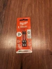 Milwaukee Torx T20 Impact Duty Power Bits 48-32-4984 2-PACK New. Price: $7.50.