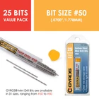 Gyros 25 Carbon Steel Wire Gauge Mini Twist Drill Bits, Cs Micro W/ Vial New. Price: $18.99.