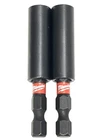 Milwaukee Shockwave Impact Duty Compact Magnetic Bit Tip Holder 2-3/8" Open. Price: $9.99.