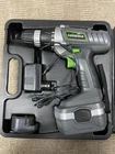 Genesis 18V Cordless Drill/driver Set Keyless Chuck With Battery, Charger, Case Used. Price: $15.00.