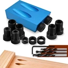 14 Pcs Pocket Hole Jig Kit, 15 Angle Drill Guide, Aluminum Standart, Blue New. Price: $15.99.
