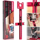 Sigerio New 4 1 Router Milling Groove Bracket, Aluminum Standard Size, Red. Price: $33.11.