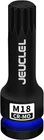 Jeuclel M18 Triple Square Impact Spline Bit Socket, 18MM Metric 1/2-INCH New. Price: $14.89.