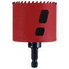 Morse MHSA38C Hole Saw, 2-3/8 Dia, 1-15/16 Cutting, Arbor, 4/6 Tp New. Price: $36.58.
