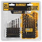 Dewalt 21-PIECE Black And Gold Coated Twist Drill Bit Set Oxide New DWA118. Price: $39.99.
