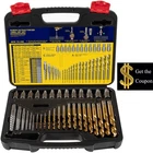 11135ZR 35PC Master Screw Extractor Drill Bit Set Bolt Stud Remover Storage Case New. Price: $149.01.