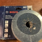 Bosch FBX4560 X-lock Fiber Discs 4-1/2 60-GRIT 25PK New. Price: $15.00.