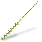 32" X Upgraded Elongated Auger Drill Bit- No Need To Squat Post Hole Digge... New. Price: $29.97.
