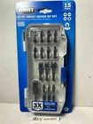 Hart 15-PIECE Impact Driver Bit Set With Storage Case Torsion Zone Brand New. Price: $14.50.