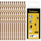 Rogaper 1/8 Inch Cobalt Drill Bits, Pack Of M35 HSS,135 Degree Tip,jobber ... New. Price: $13.00.