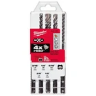 Milwaukee 48-20-7498 5-PIECE MX4 4-CUTTER Sds-plus Rotary Hammer-drill Bits Kit New. Price: $38.97.