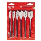Milwaukee 49-22-0071 Flat Boring Bit 6" Universal Set 6PC New. Price: $18.99.