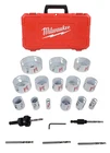 Milwaukee 49-22-4105 19-PIECE Master Electrician's Ice Hardened Hole Saw Kit New. Price: $158.99.