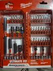 Milwaukee Driver Bit Set 55 Piece Shockwave Impact Duty 48-32-4096 New. Price: $40.00.