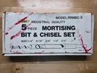 Eagle Tool Company RRMBC-5,5 Pc. Mortising Bit & Chisel Set Wood Working Used. Price: $42.00.