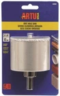 New Artu 02860 Hole Saw Tungsten Carbide Grit 1/4" & Arbor Tile Block 3221702. Price: $34.69.