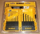 Dewalt DW1163 13PCS Black Oxide General Purpose Wood Metal Plastic Drill Bit Set New. Price: $5.99.