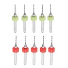 Uxcell Micro Pcb Drill Bit Set 1MM 1.2MM, 1/8" 3.175MM Shank Silver Tone New. Price: $22.16.