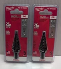 Packs, Milwaukee 48-89-9204 Step Drill Bit, 3/16" 7/8" #4 New. Price: $49.95.