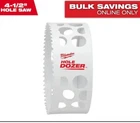 Milwaukee 4-1/2 In. Hole Dozer Bi-metal Saw New. Price: $24.99.