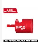 Milwaukee 49-56-0520, 1-3/8 In. Diamond Max Hole Saw Bit With Attached Arbor New. Price: $25.20.