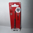 (j) Milwaukee Shockwave 1/2" Phillips #1 Impact Power Bit (48-32-4560) New. Price: $9.95.