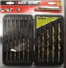 Black & Decker 17 Piece 135 Split Point Titanium Drill Bit Set 15573 New. Price: $12.00.