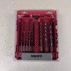 Milwaukee 48-20-7673 M/2 2-CUTTER Sds-plus Rotary Hammer Drill Bit Set 8PC New. Price: $35.99.