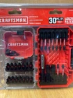 Craftsman 30-PIECE Impact Driver Bit Set New. Price: $15.99.
