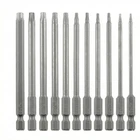 Vesttio Security Torx Bit Set 11PCS 1/4 Hex Shank T6-T40/4 Inch, Grey New. Price: $19.99.
