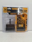 Dewalt 14-PIECE (black And Gold) Drill Bit Set # DWA1184, Upc 885911426732 New. Price: $21.00.