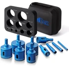 Diamond Hole Saw Tile Drill Bits Kit, 10 Pcs Serrated Brazing Core New. Price: $39.88.