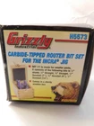 Grizzly Industrial H5573 Router Bit Set 1/4" Shank Used. Price: $49.16.