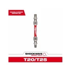 Milwaukee 48-32-4313 Shockwave Impact Torx T20 / T25 Double Ended Bit New. Price: $9.85.