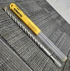 Dewalt Tools DW5752 7/8" X 11" By 16" 4-CUTTER Spline Shank Rotary Hammer Bit Used. Price: $34.99.
