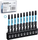 Toolant 8 Point Star Bit,double Square Set 10PCS-PREMIUM S2 Alloy Steel With New. Price: $17.99.