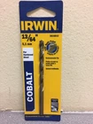 Irwin 3016013 13/64 In. X 3-5/8 Cobalt Steel Drill Bit Pc. New. Price: $7.43.